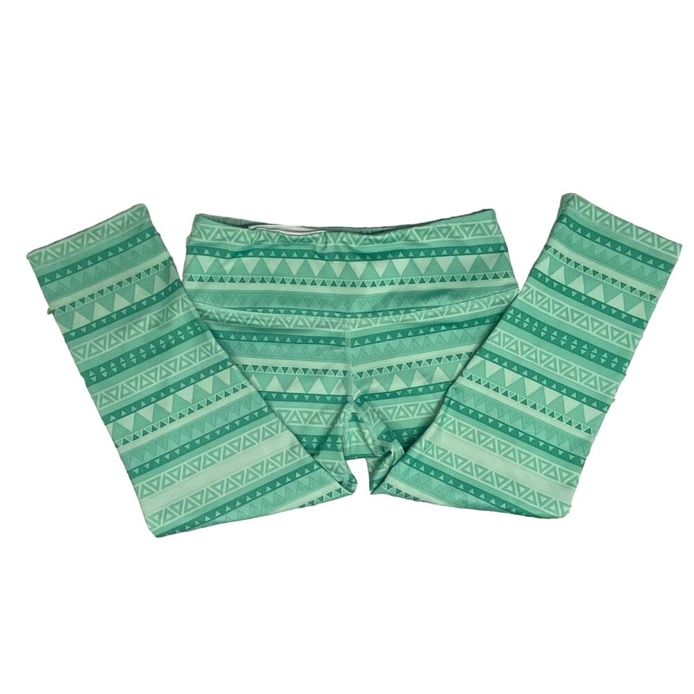 Scorpio Sol Women’s Aztec design Crop Leggings Size X Small